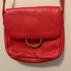 Franco Sarto cherry red crossbody bag